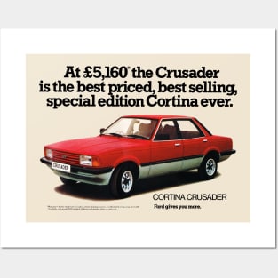 FORD CORTINA CRUSADER - 80s ad Posters and Art